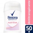 [2888] ANTITRANSPIRANTE FEMENINO REXONA BAR.NUTRITI 50 gr ( u x b 12)