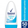 [23016] ANTITRANSPIRANTE FEMENINO REXONA ROLL ON COTTON 50 ml ( u x b 12)