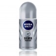 [17676] ANTITRANSPIRANTE MASCULINO NIVEA ROLL ON SILV.PR 50 ml ( u x b 12)