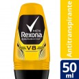 [15551] ANTITRANSPIRANTE MASCULINO REXONA ROLL ON V8 TUN. 50 ml ( u x b 12)