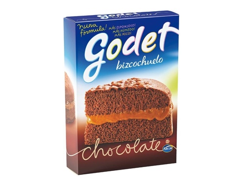 [16968] BIZCOCHUELO GODET CHOCOLATE 480 gr ( u x b 12)