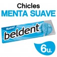 [6104] CHICLE BELDENT MENTA SUAVE 20 un ( u x b 20)