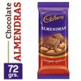 [16829] CHOCOLATE CADBURY ALMENDRAS 72 gr ( u x b 28)