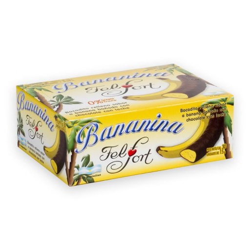 [15594] CHOCOLATE FELFORT BANANINA 15 gr ( u x b 30)