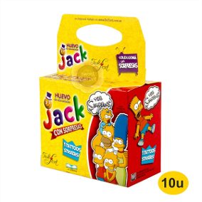 [19812] CHOCOLATE JACK HUEVO 14 gr ( u x b 10)