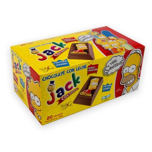 [6507] CHOCOLATE JACK LECH.SORP. 14 gr ( u x b 20)