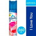 [6367] DESODORANTE DE AMBIENTE GLADE ILOVE 360 cc ( u x b 6)